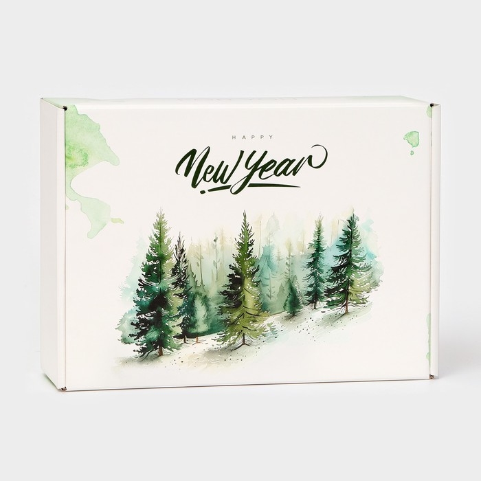 Складная коробка «Зимний лес», 30,7 × 22 × 9,5 см Складная коробка «Зимний лес», 30,7 × 22 × 9,5 см