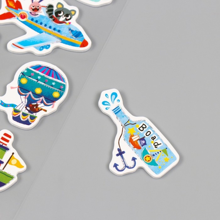 Наклейки для творчества бумага Наклейки для творчества бумага "Вперёд к приключениям" 15х30 см