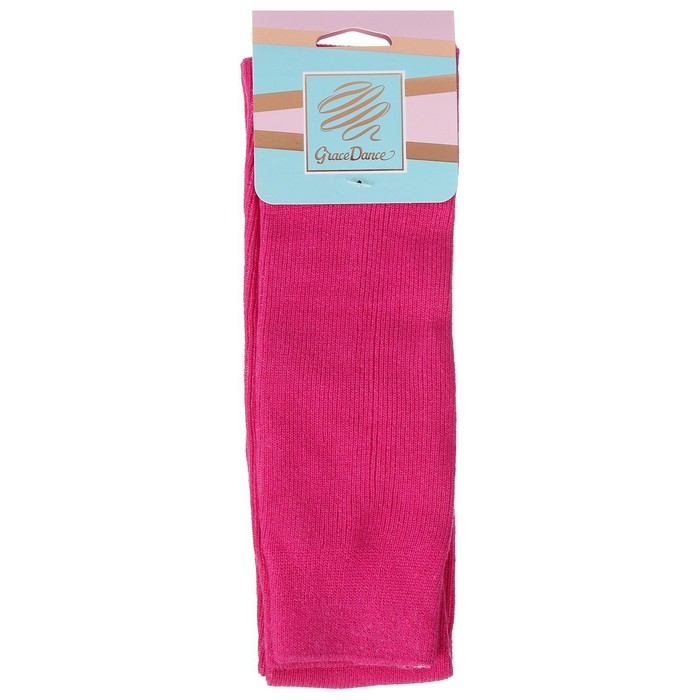 Гетры для гимнастики и танцев Grace Dance №5, длина 40 см, цвет фуксия Гетры для гимнастики и танцев Grace Dance №5, длина 40 см, цвет фуксия