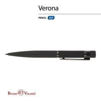 Карандаш механический BrunoVisconti VERONA, 0.7 мм, HB, металлический корпус Soft Touch синий