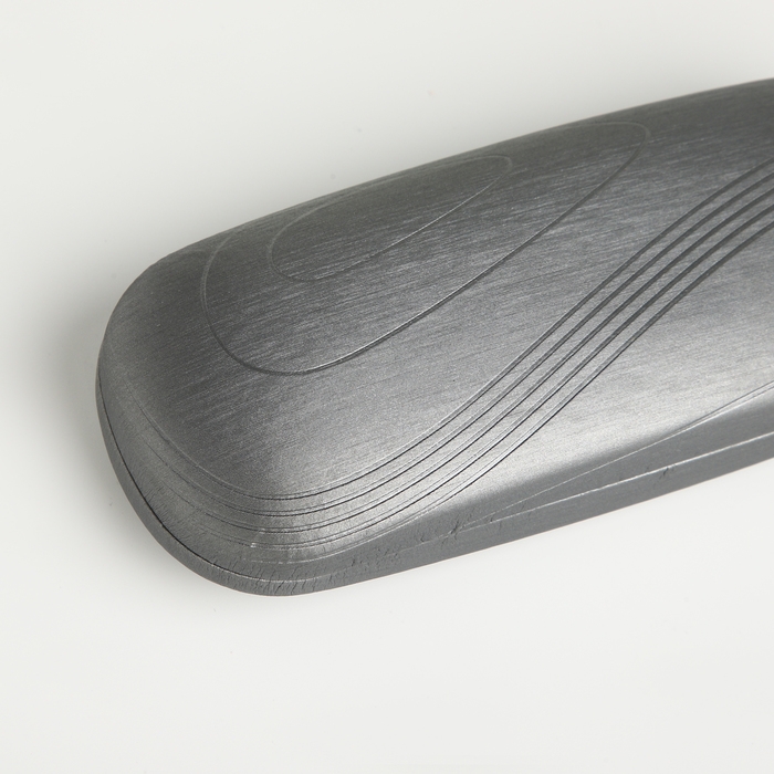 Футляр для очков на хлопушке, длина 16 см, цвет серый Футляр для очков на хлопушке, длина 16 см, цвет серый