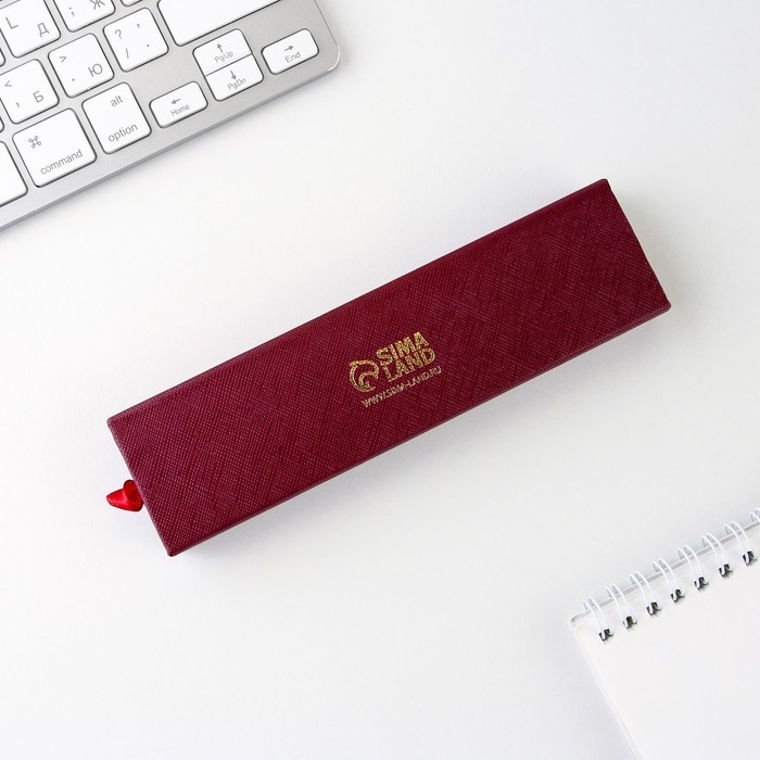 Ручка в футляре «С 8 Марта», металл, 1.0 мм, синяя паста Ручка в футляре «С 8 Марта», металл, 1.0 мм, синяя паста