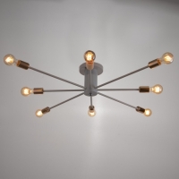 Люстра 2233/8WT E27 40Вт бело-золотой 108х108х20 см BayerLux