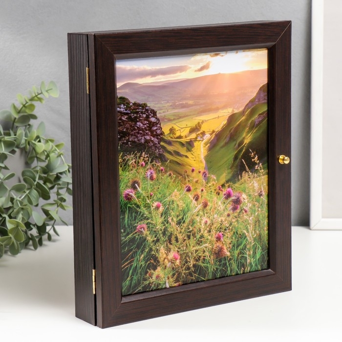 Ключница Ключница "Пейзаж" 24х29 см венге