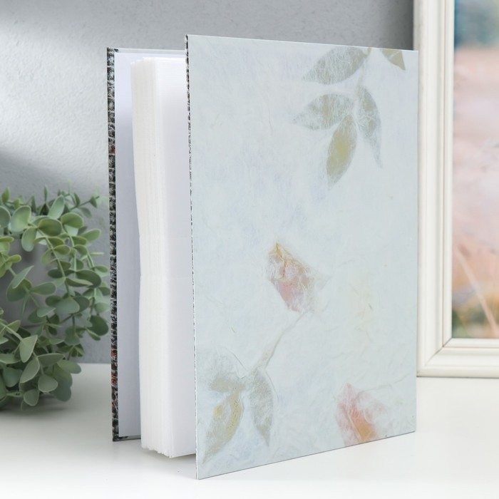 Фотоальбом на 200 фото 10х15 см Фотоальбом на 200 фото 10х15 см "Белые хризантемы" МИКС 26х20,5х5,7 см