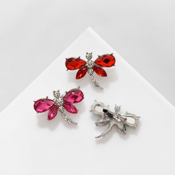 Брошь «Стрекоза» сверкающая, цвет МИКС (неделимая фасовка 12 шт., цена за шт.) Брошь «Стрекоза» сверкающая, цвет МИКС (неделимая фасовка 12 шт., цена за шт.)