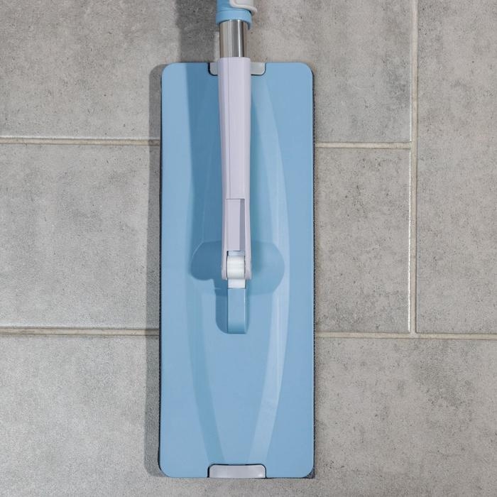 Швабра с отжимом и ведро Доляна: ведро с отсеками 10 л, 24×38 см, швабра плоская 32×12×120 см, насадка с карманами с двух сторон Швабра с отжимом и ведро Доляна: ведро с отсеками 10 л, 24×38 см, швабра плоская 32×12×120 см, насадка с карманами с двух сторон