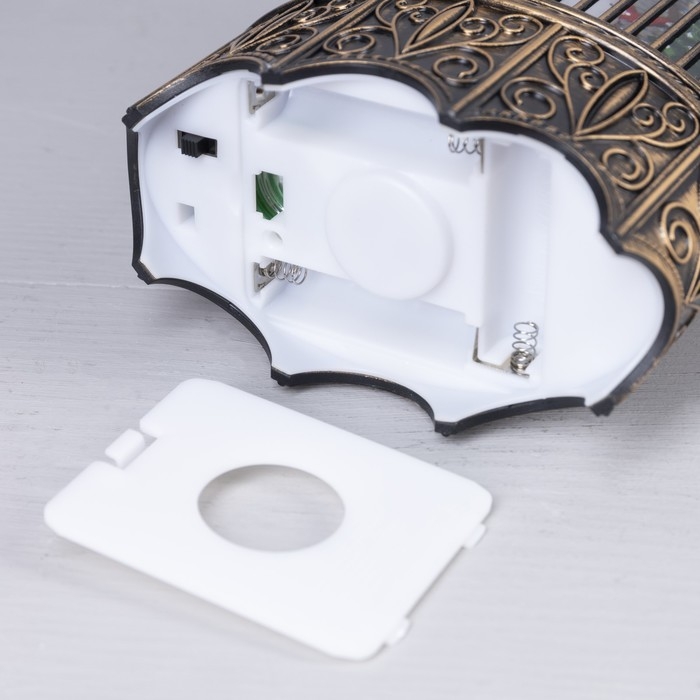 Светодиодная фигура «Фонарь с зарянками» 13 × 25.5 × 8 см, пластик, батарейки ААх3 (не в комплекте), USB, свечение тёплое белое Светодиодная фигура «Фонарь с зарянками» 13 × 25.5 × 8 см, пластик, батарейки ААх3 (не в комплекте), USB, свечение тёплое белое