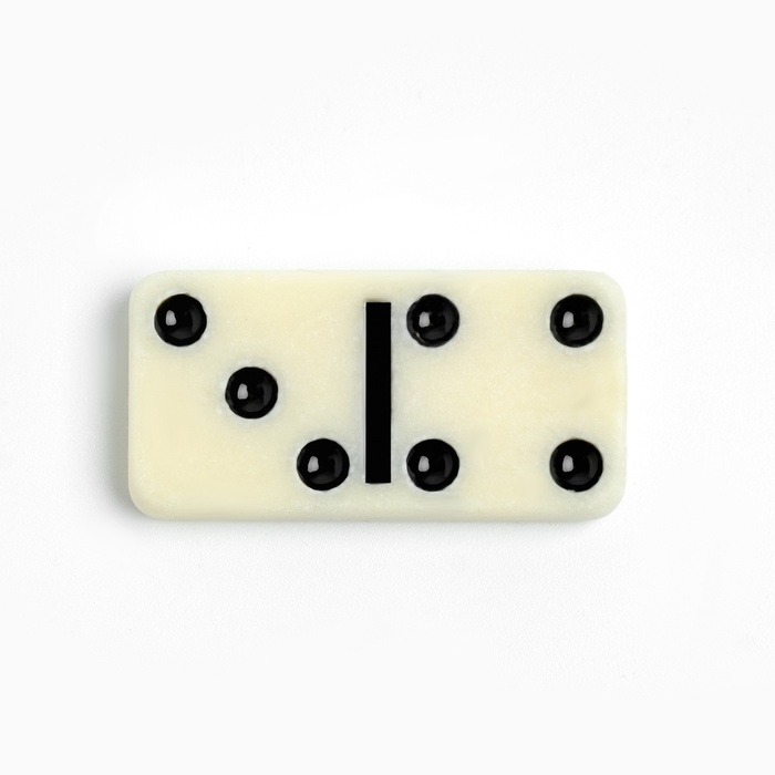 Домино  Домино "Время Игры", костяшка 4 х 0.5 х 2 см, 14.5 х 4.7 х 3.4 см