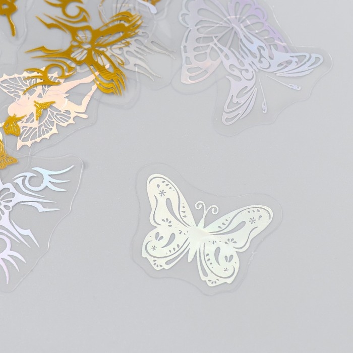 Набор наклеек Набор наклеек "Танец бабочек" 40 шт 8х12 см