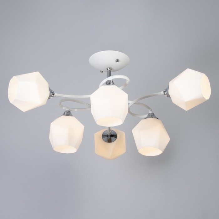 Люстра Люстра "Миссури" 6хЕ27 40Вт белый 71х71х29см BayerLux