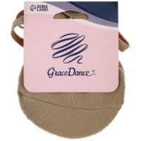 Полупальцы Grace Dance, с силиконовой резинкой, р. S3, цвет бежевый