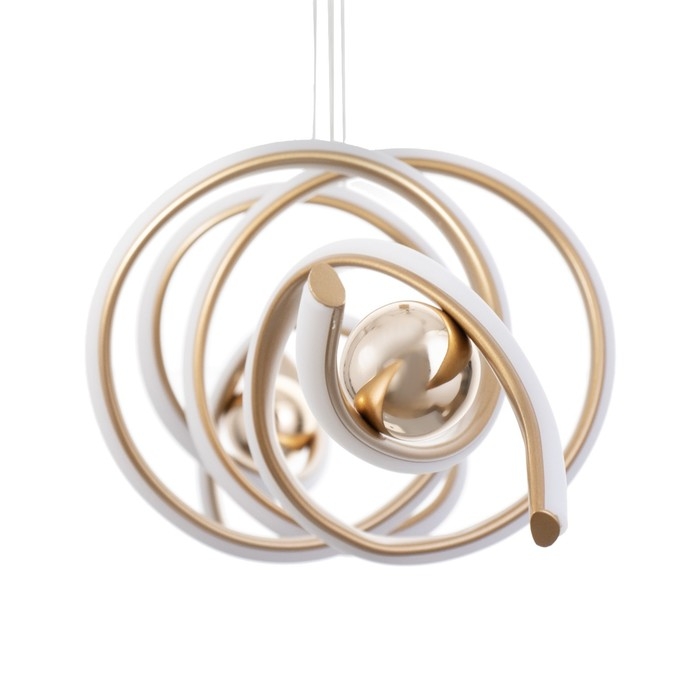 Светильник BayerLux Светильник BayerLux "Спираль" LED 112Вт 3000-6000К золото 100х22х100 см