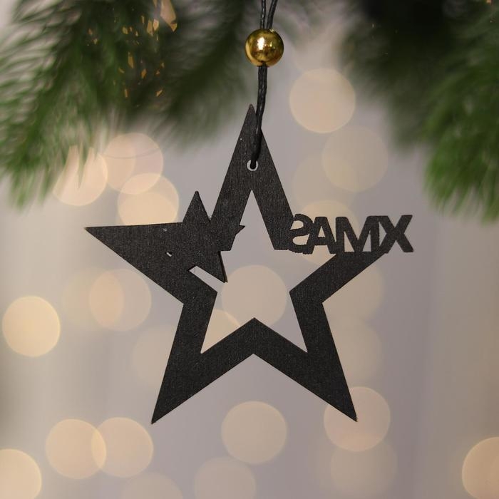 Новогодняя подвеска «Звёздочка» 8,5 × 8,5 см Новогодняя подвеска «Звёздочка» 8,5 × 8,5 см