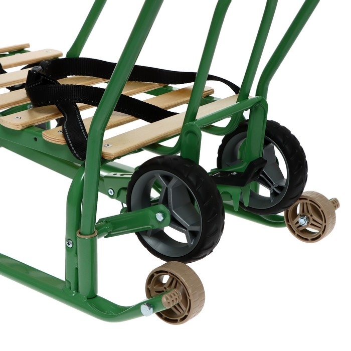 Санки «Тимка 5 универсал», цвет оливковый Санки «Тимка 5 универсал», цвет оливковый