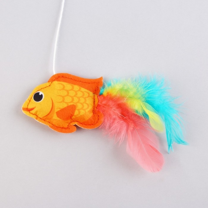 Дразнилка из фетра «Рыбка», 6,4х4,8 см Дразнилка из фетра «Рыбка», 6,4х4,8 см