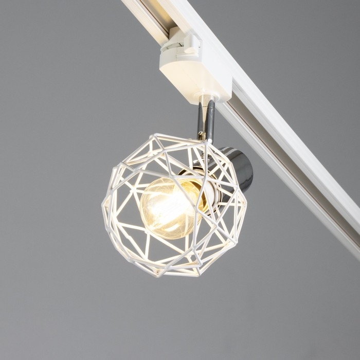 Светильник трековый Светильник трековый "Арпи" Е14 40Вт белый 15х12х18см