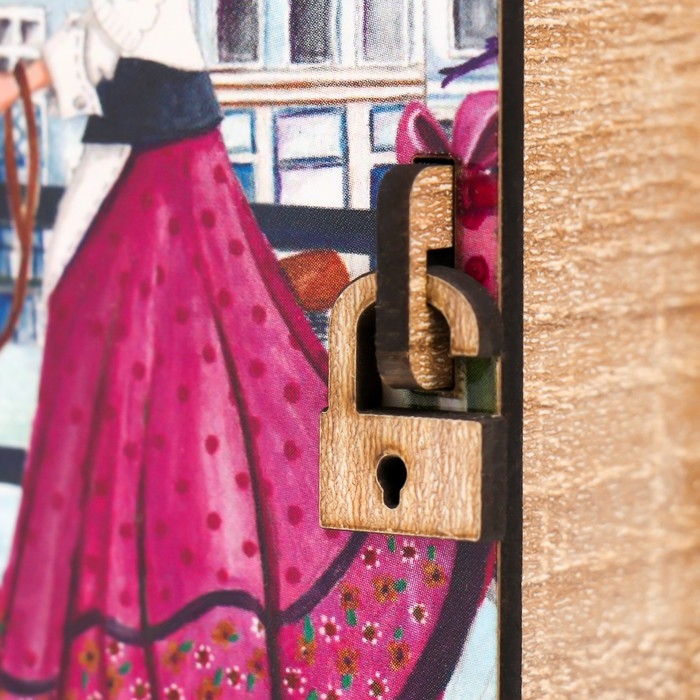 Шкатулка-книга  Шкатулка-книга "Велопрогулка" 14х12х5 см