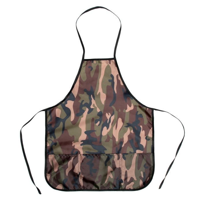 Фартук для труда + нарукавники, 550 х 440/250 х 160 мм, размер M (рост 122-158), Calligrata камуфляж зеленый Фартук для труда + нарукавники, 550 х 440/250 х 160 мм, размер M (рост 122-158), Calligrata камуфляж зеленый