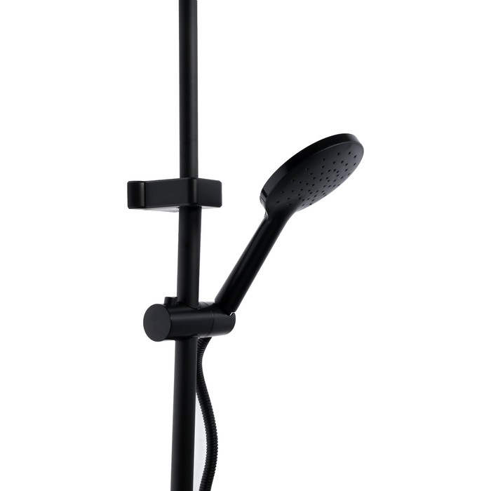 Душевая система ZEIN Z3864, смеситель, верхняя, ручная и гигиеническая лейка, латунь, черная Душевая система ZEIN Z3864, смеситель, верхняя, ручная и гигиеническая лейка, латунь, черная