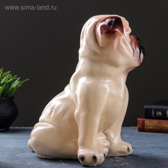 Копилка Копилка "Мопс" бежевый, 26х18х31см