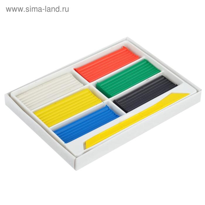 Пластилин GLOBUS Пластилин GLOBUS "Детский", 6 цветов, 90 г, мягкий