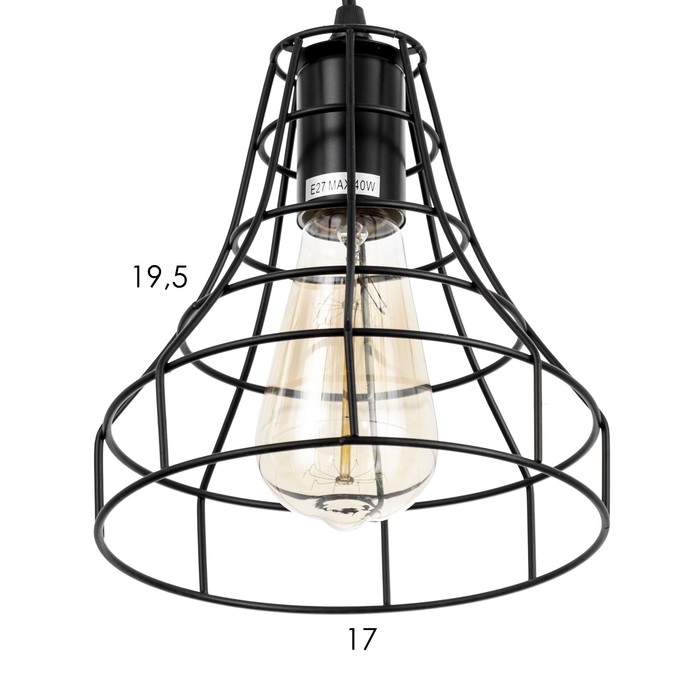 Светильник Светильник "Кубок" 3хЕ27 40Вт 30х30х19-139 см