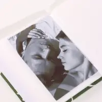 Фотоальбом на 100 фото 10х15 см "Зелёные листья монстеры" текстиль 5х12,5х16,5 см