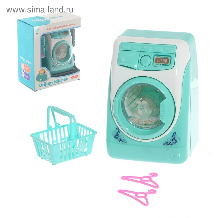 Бытовая техника «Стиральная машина», с аксессуарами, свет, звук Бытовая техника «Стиральная машина», с аксессуарами, свет, звук