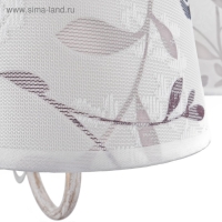 Люстра "Луиза" 5x40Вт E14 белый+золото 60x60x31 см BayerLux