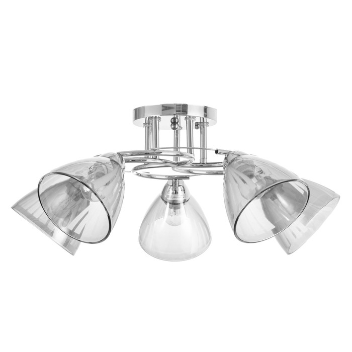 Люстра Люстра "Поли" 5х60Вт Е27 Хром 58х58х24см