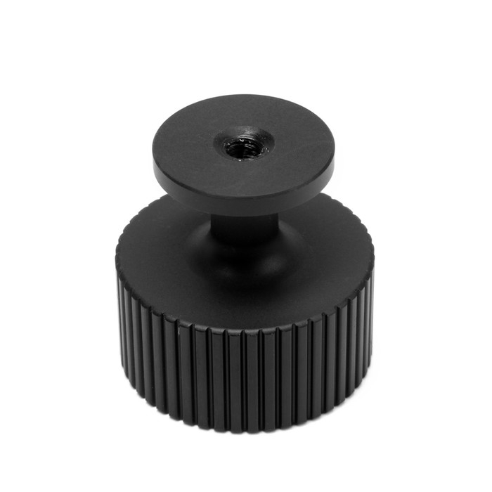 Ручка кнопка CAPPIO PK326, d=28 мм, цвет черный Ручка кнопка CAPPIO PK326, d=28 мм, цвет черный