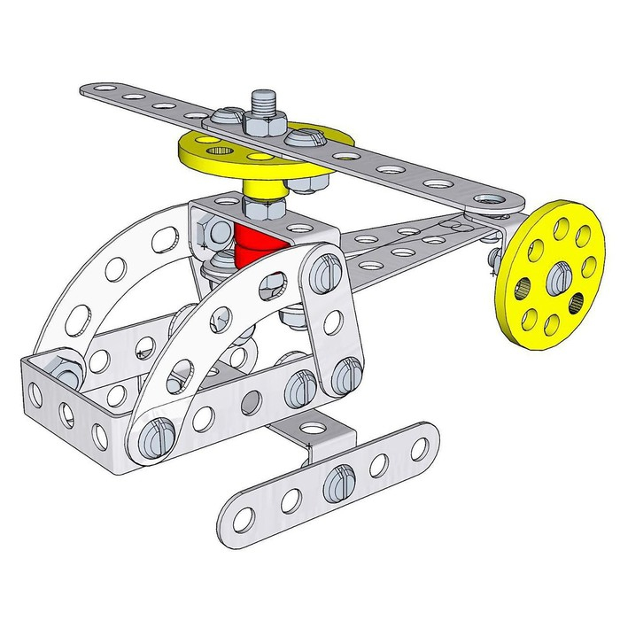 Конструктор металлический для уроков труда 5 в 1 Конструктор металлический для уроков труда 5 в 1