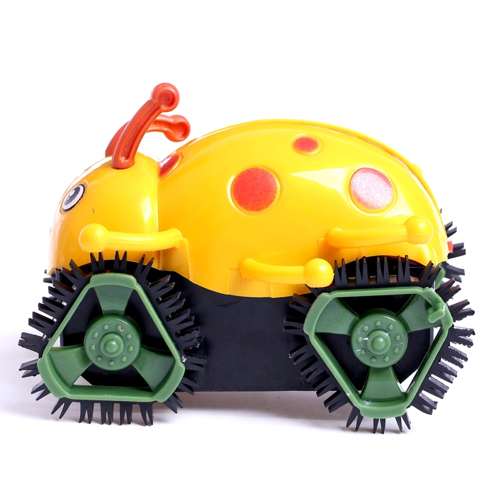 Перевёртыш «Весёлый жук», на батарейках, цвет жёлтый