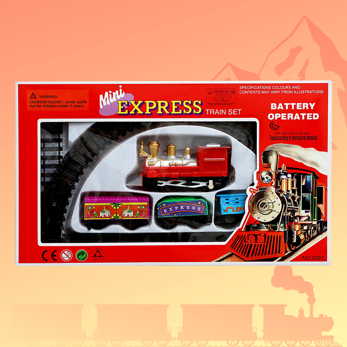 Железная дорога «Скорый поезд», работает от батареек Железная дорога «Скорый поезд», работает от батареек