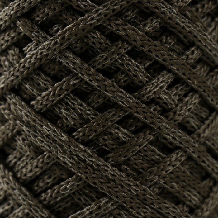 Шнур для вязания 35% хлопок,65% полипропилен 3 мм 85м/160±10 гр ( Хаки/болотный) Шнур для вязания 35% хлопок,65% полипропилен 3 мм 85м/160±10 гр ( Хаки/болотный)