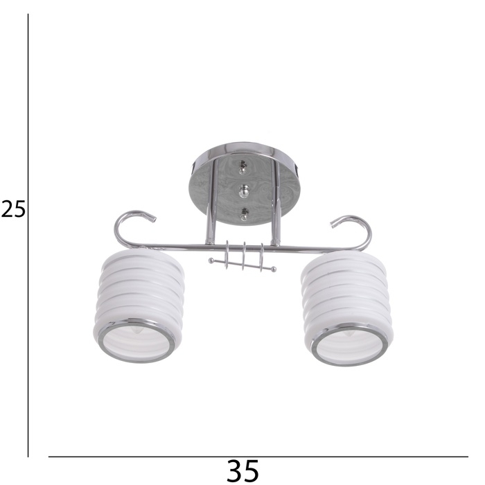 Люстра Люстра "Алета" 2х40Вт Е27 Хром МОДЕЛЬ: 2800430