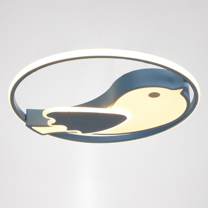 Светильник с ПДУ 1790/1 LED 50Вт диммер синий 50х50х5 см BayerLux