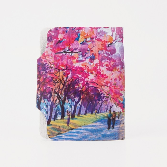 Визитница на кнопке, 28 карт, цвет розовый Визитница на кнопке, 28 карт, цвет розовый