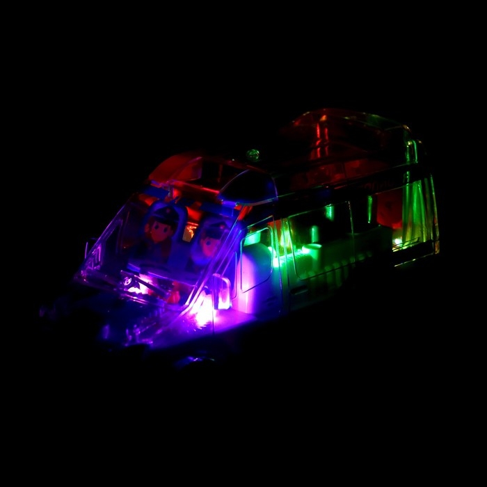 Машина-шестеренка «Полиция», русская озвучка, световые эффекты