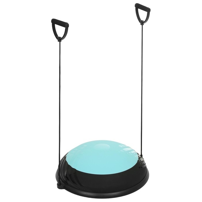 Полусфера BOSU гимнастическая, 60х10 см, с насосом, цвет голубой Полусфера BOSU гимнастическая, 60х10 см, с насосом, цвет голубой