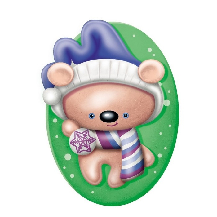 Игрушка из гипса «Новый год. Северный гость» Игрушка из гипса «Новый год. Северный гость»