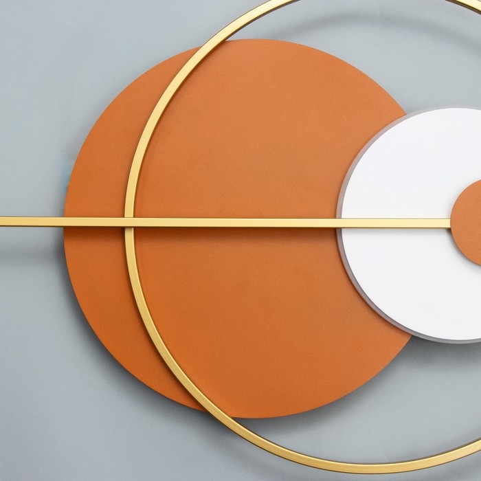 Бра "Алле" LED 16Вт 3000К  оранжевый белый 100х5х50см