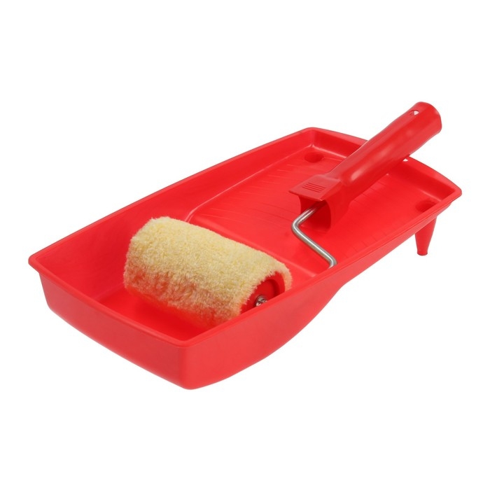 Набор малярный ЛОМ, валик полиакрил, 100 мм, ванночка 150 х 290 мм Набор малярный ЛОМ, валик полиакрил, 100 мм, ванночка 150 х 290 мм