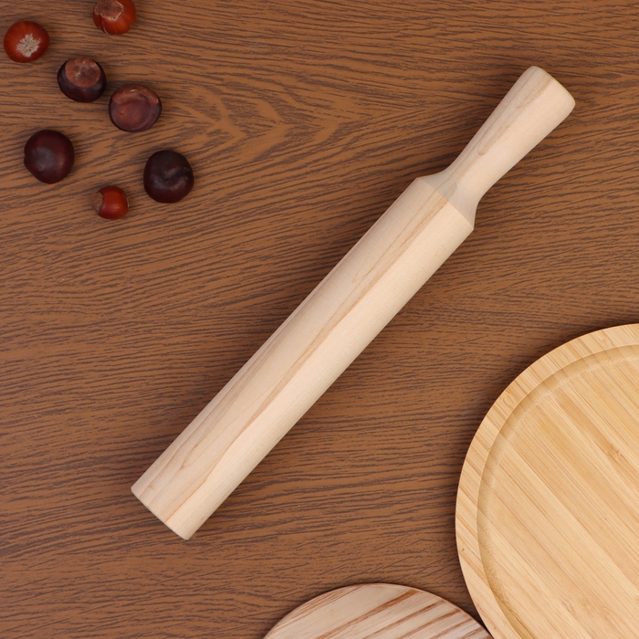 Толкушка кухонная из натурального дерева, 30 х 3,8 мм Толкушка кухонная из натурального дерева, 30 х 3,8 мм