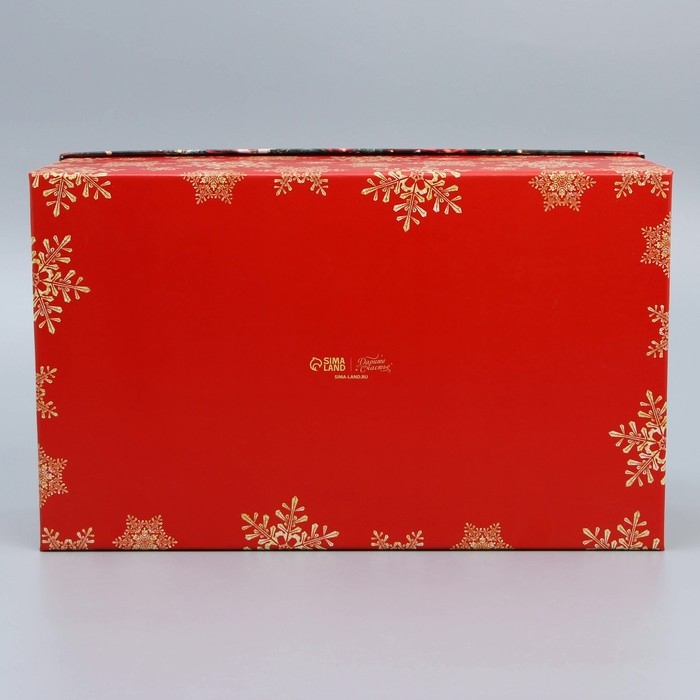 Коробка подарочная «Ёлочные игрушки», 32.5 х 20 х 12.5 см, Новый год Коробка подарочная «Ёлочные игрушки», 32.5 х 20 х 12.5 см, Новый год