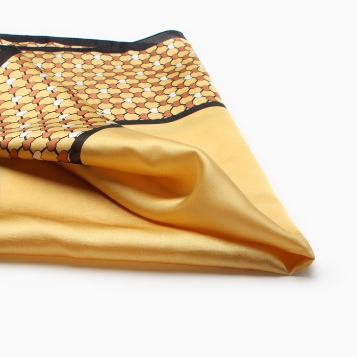 Платок женский MINAKU 70*70 см, горчичный Платок женский MINAKU 70*70 см, горчичный