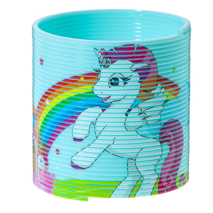 Пружинка-радуга «Единорог», 6,2х6,2х6,2 см Пружинка-радуга «Единорог», 6,2х6,2х6,2 см