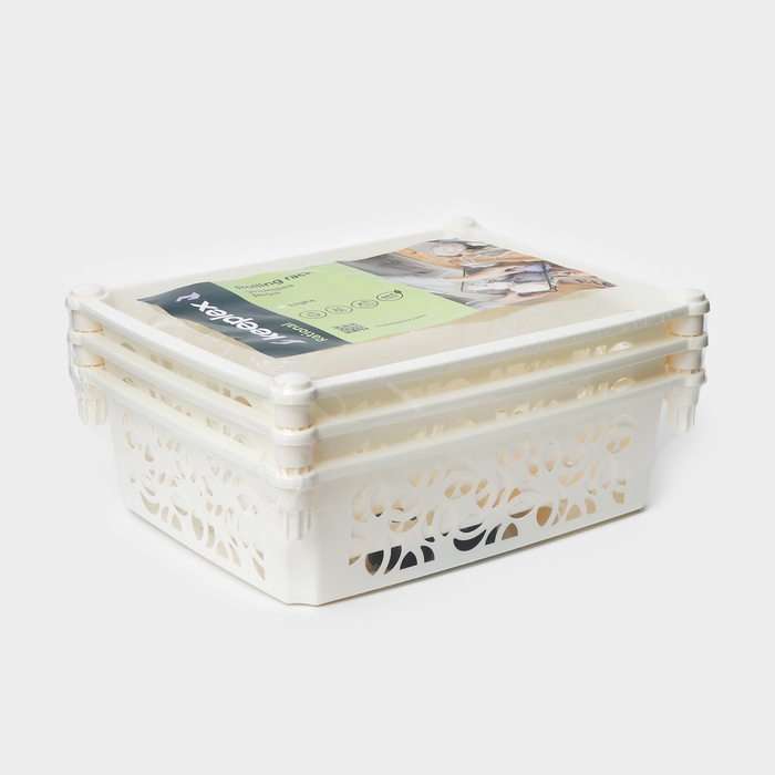 Этажерка напольная 3-х секционная Prima, на колёсиках, цвет МИКС Этажерка напольная 3-х секционная Prima, на колёсиках, цвет МИКС