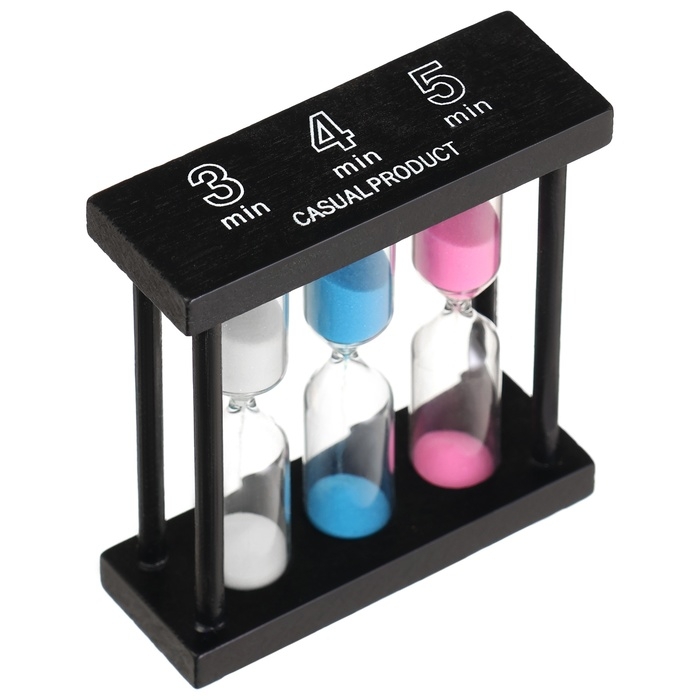 Песочные часы Песочные часы "Кальт", на 3, 4, 5 минут, 3 х 9 см